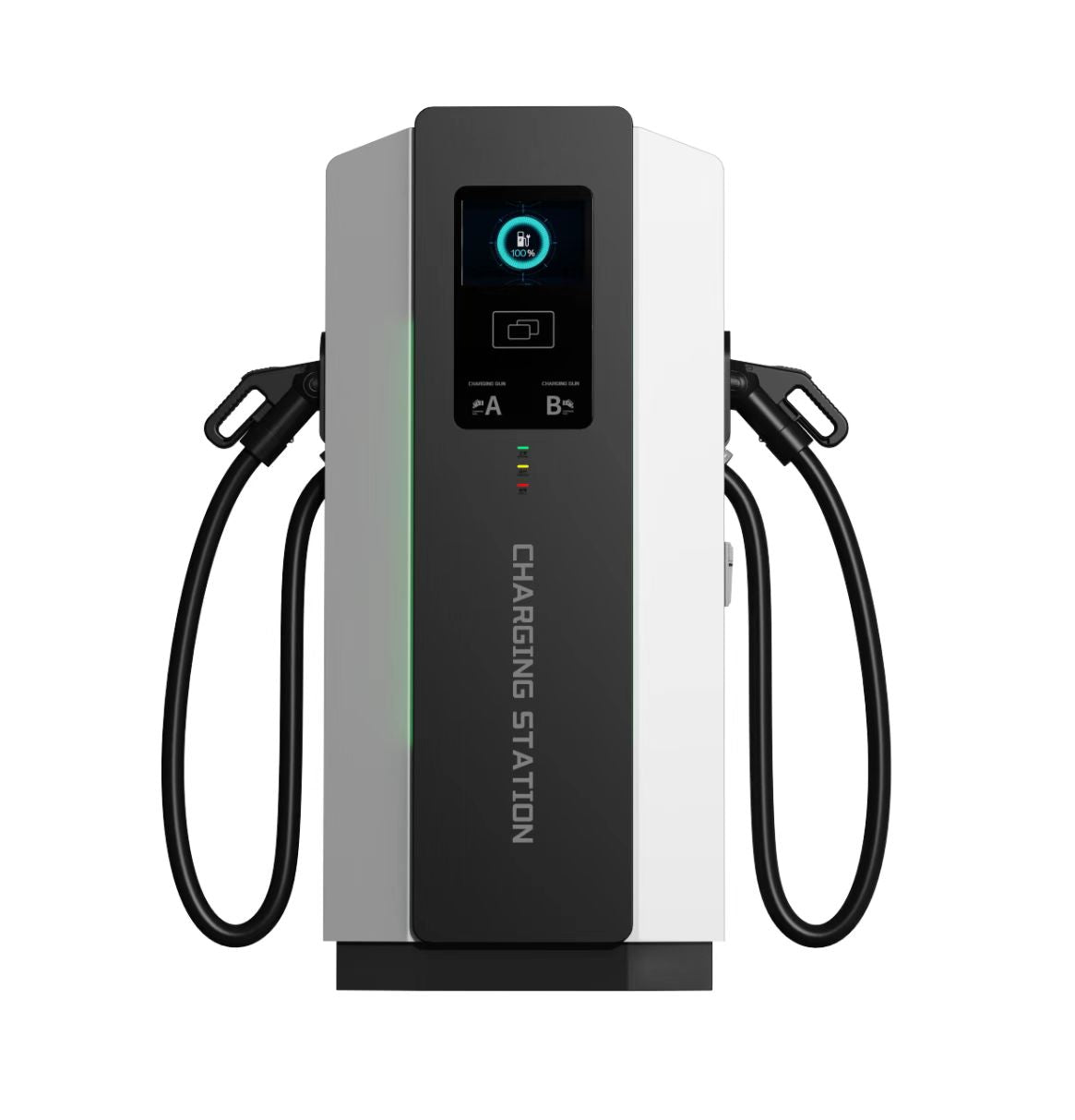 SUNSPIRE 60/80/120/160/180/240kW Commercial Electric Car Charger Fast DC Charge Station Floor-Mounted CCS1 CCS2 GBT for Business EV Charging