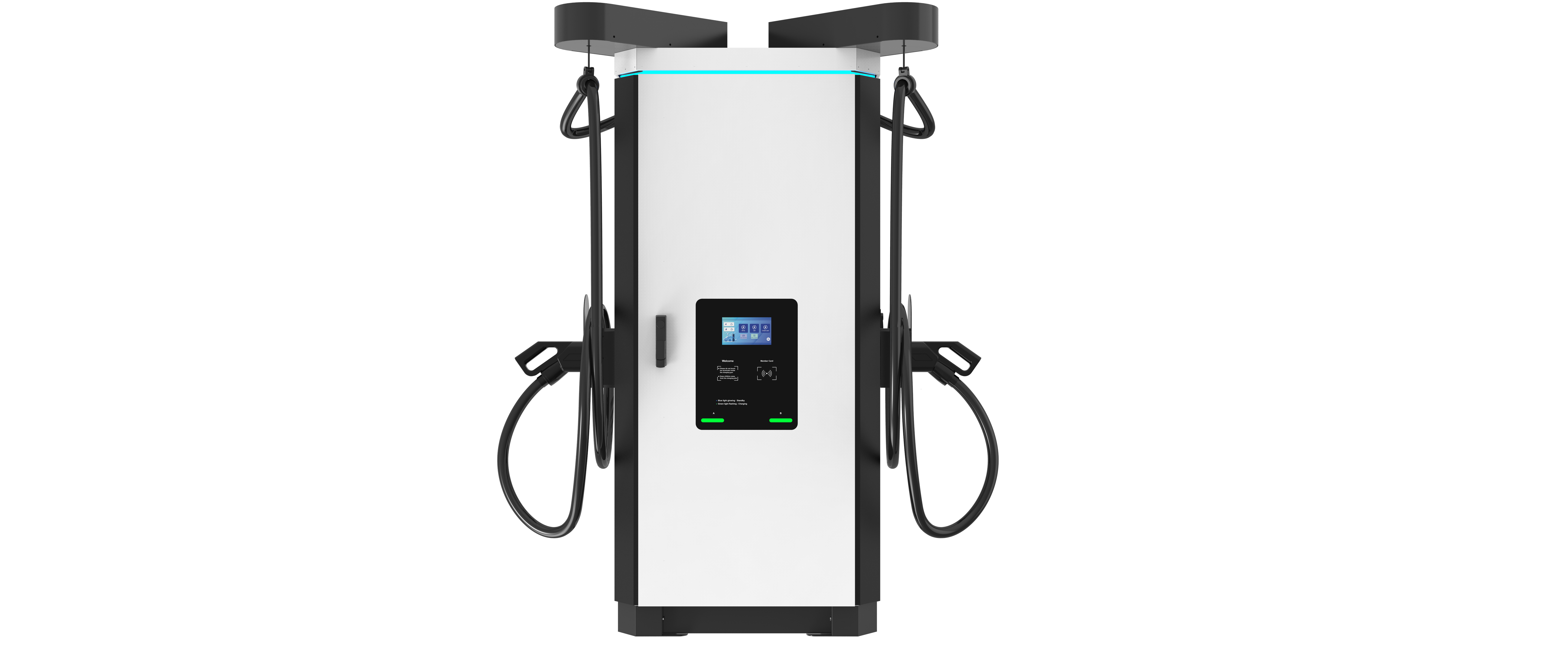 60kW~350kW CCS1/CCS2 Commercial ETL FCC Certification DC Fast Charging EV Car Charger