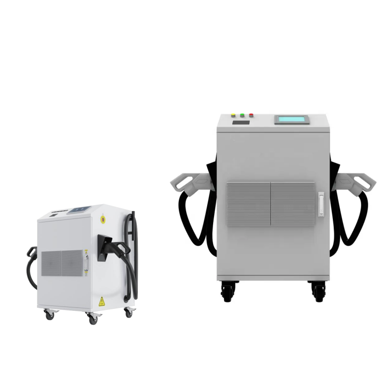Portable Dual Gun DC EV Charger | 40KW-80KW | Mobile Charging Station