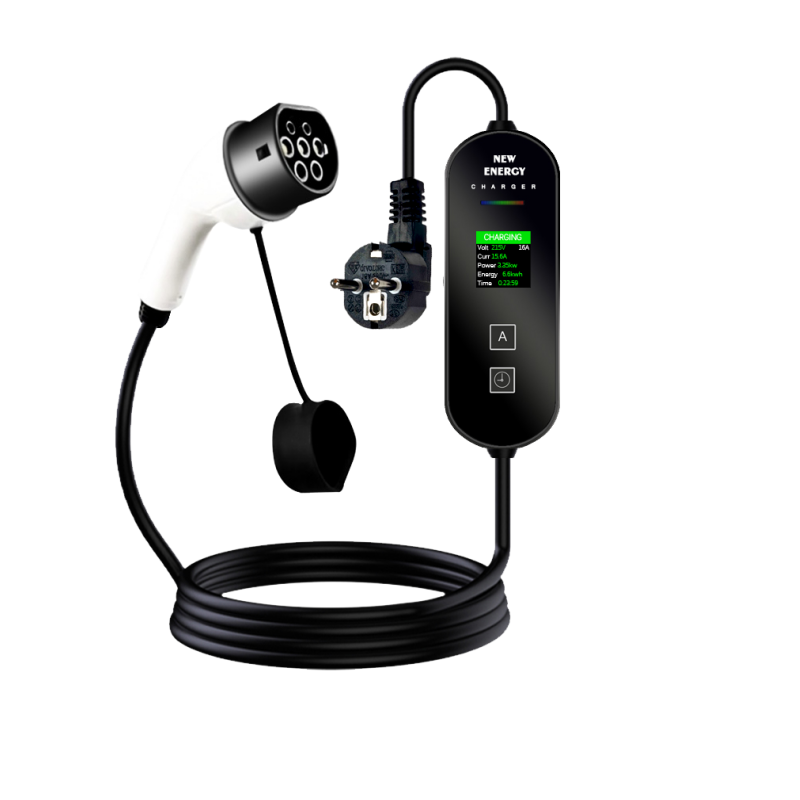 YNW Portable EV Charger (CCS2) | 3.5KW / 7KW | Tuya App Control