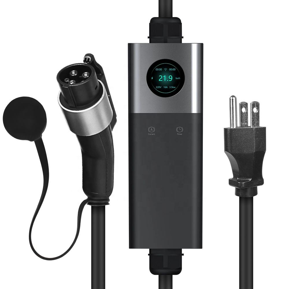 Customizable Level 2 Portable EV Charging Station with WiFi & App | 7kW-22kW