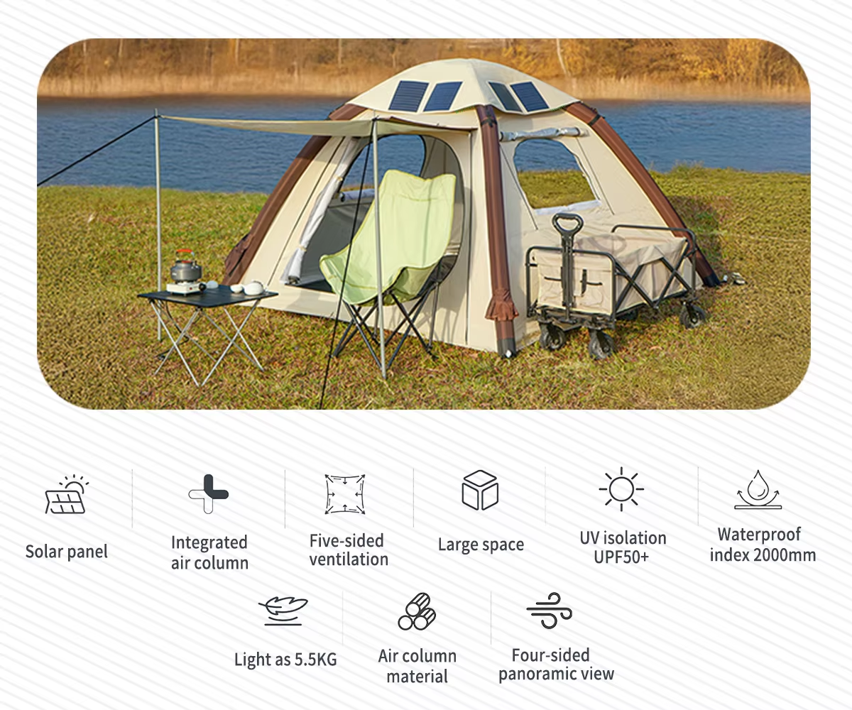 120W Automatic Inflatable Solar Tent