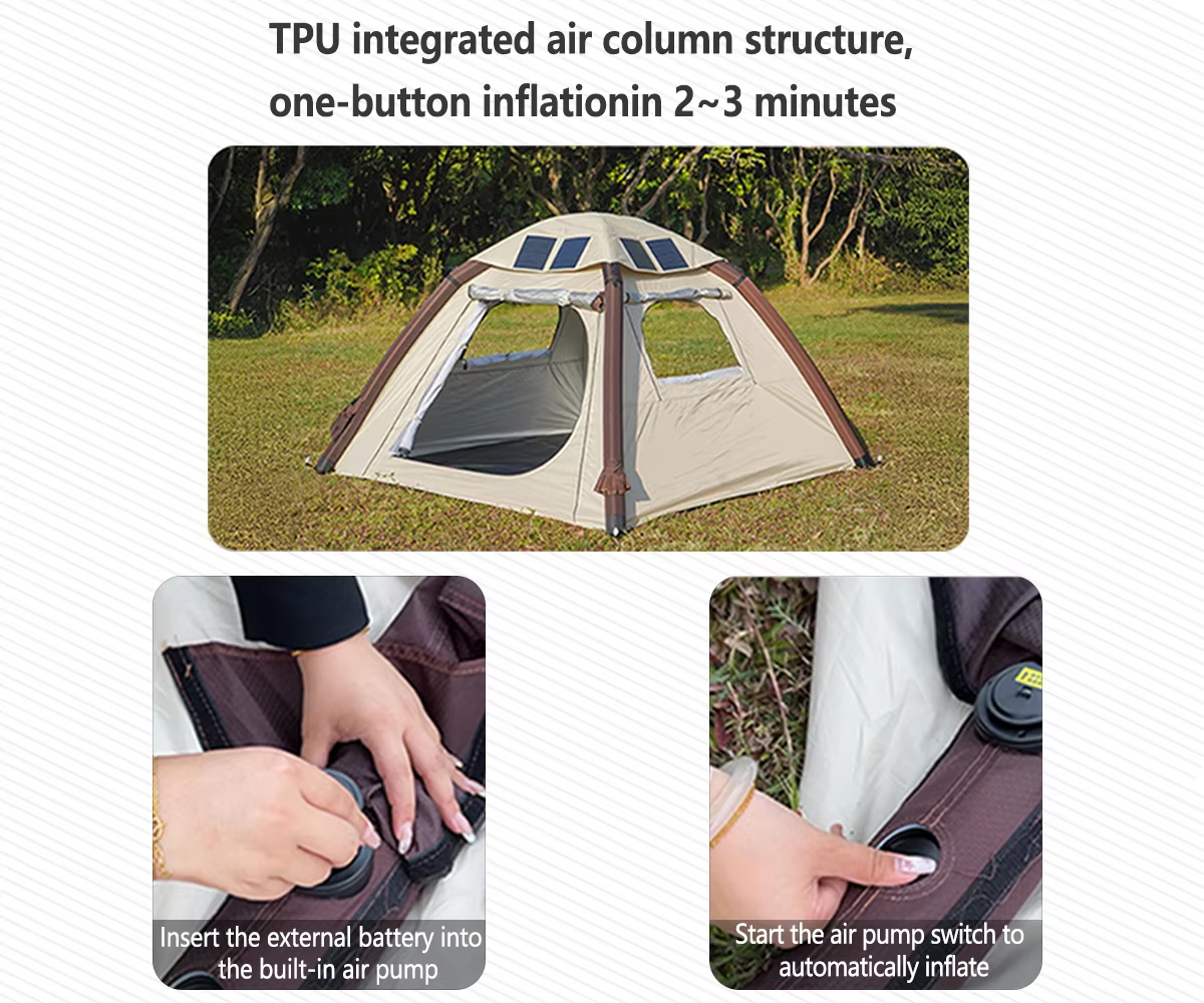 120W Automatic Inflatable Solar Tent