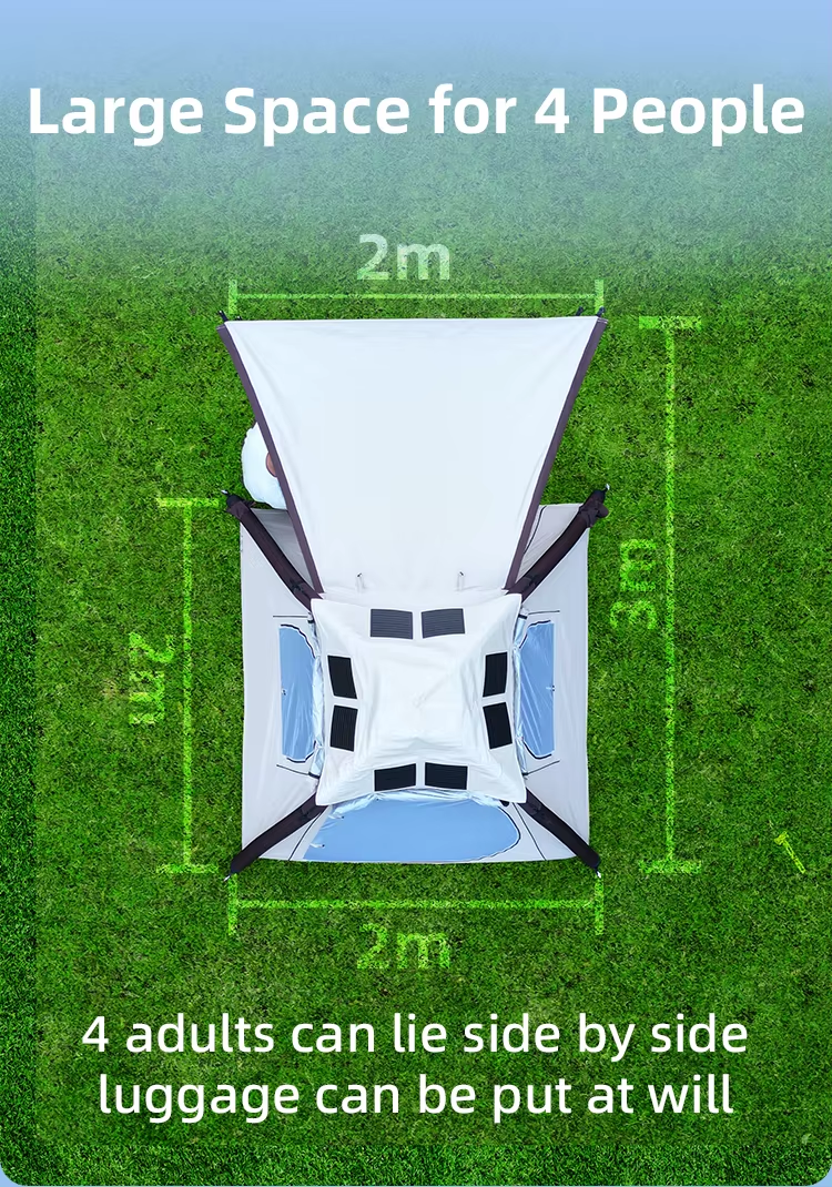 120W Automatic Inflatable Solar Tent