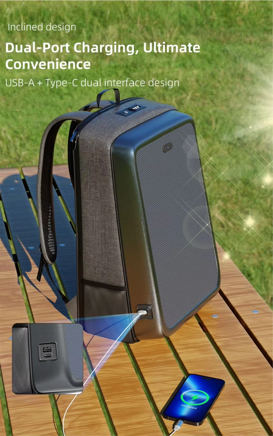 Solar Backpack - 13W