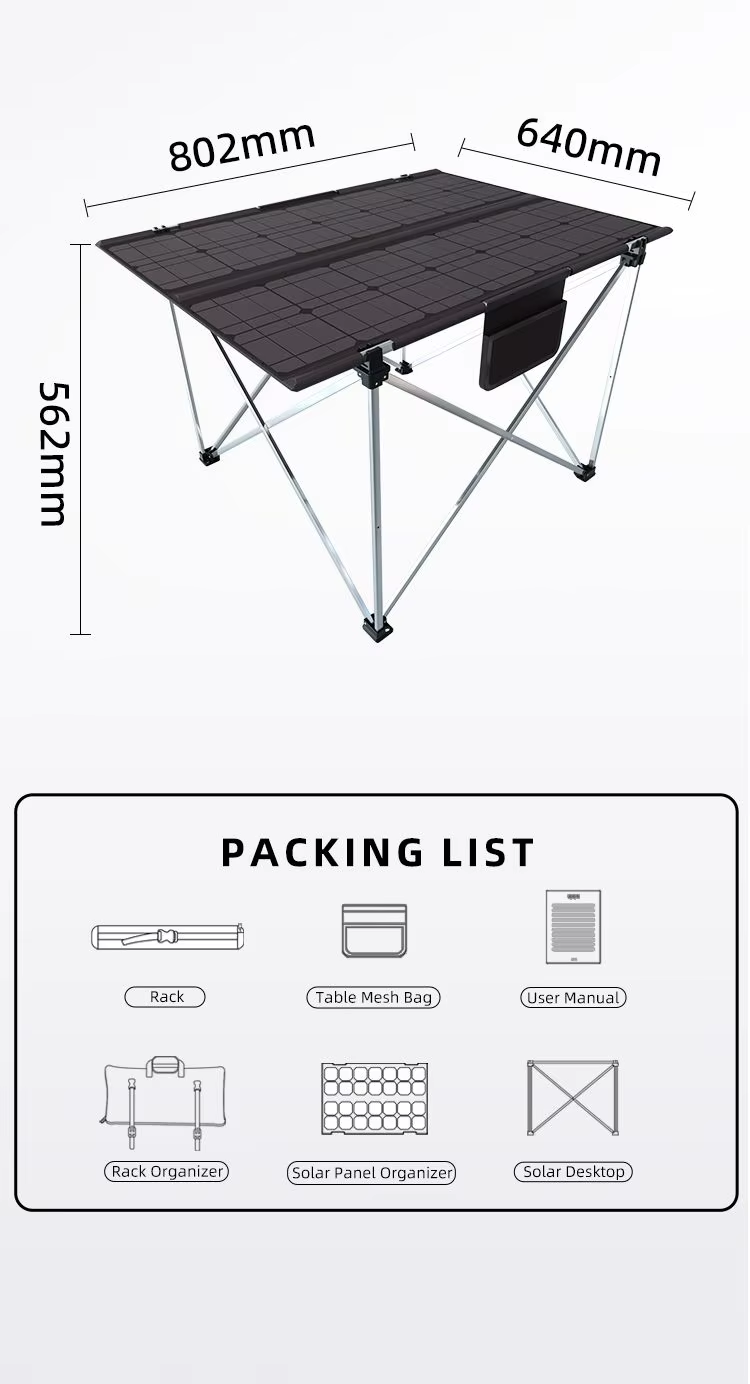 Solar Folding Table