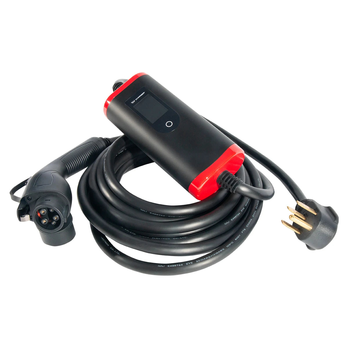 SUNSPIRE Portable 3.5kw 11kw 22kw EV Charger Ac Electric Car  Ev Charging Station Charger Type1/Type 2/GBT 5 meters cable