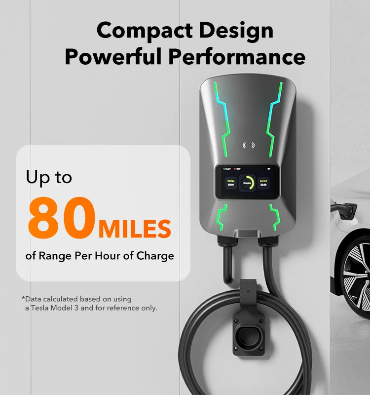 SUNSPIRE 32A 7kw 22kw Type 2 European Standard Electric Charger Car Station Ev Fast Charge Ip55 Ev Vehicle Fast Charge Car Station