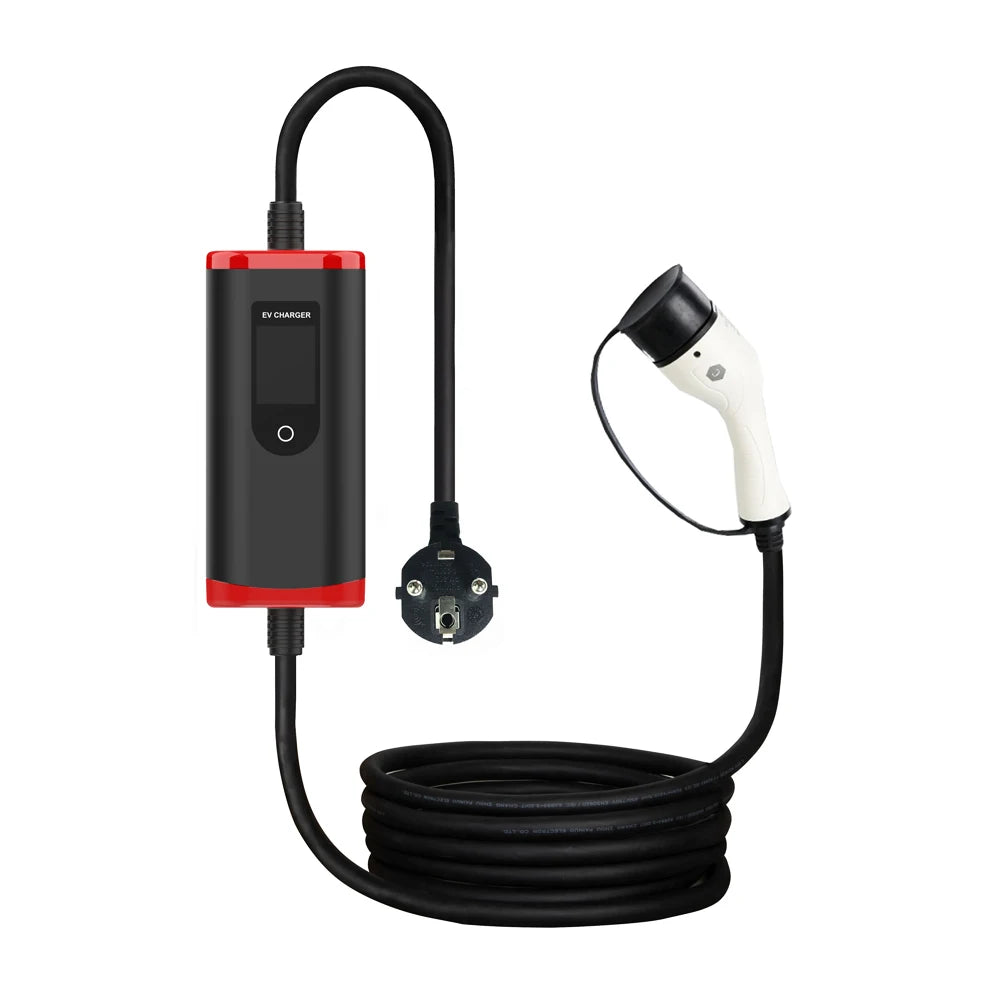 SUNSPIRE Portable 3.5kw 11kw 22kw EV Charger Ac Electric Car  Ev Charging Station Charger Type1/Type 2/GBT 5 meters cable