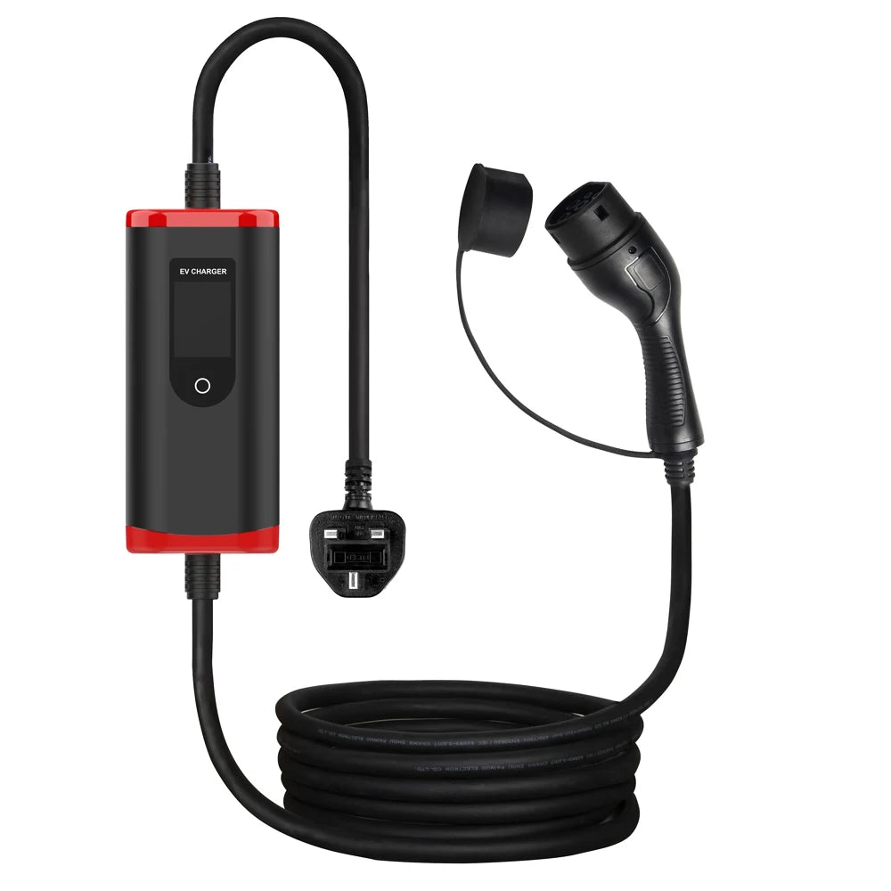 SUNSPIRE Portable 3.5kw 11kw 22kw EV Charger Ac Electric Car  Ev Charging Station Charger Type1/Type 2/GBT 5 meters cable