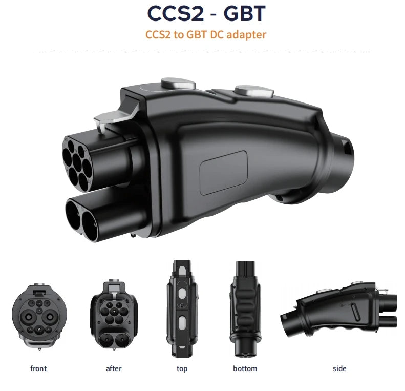 car charger Fast DC Charger ccs2 to GB/T adapter DC EV Adaptor gbt ccs2 adapter