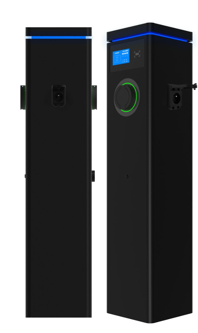 Dual EV Charger 7.4KW/22KW with Dynamic Load Balance | Type 2, 3-Phase
