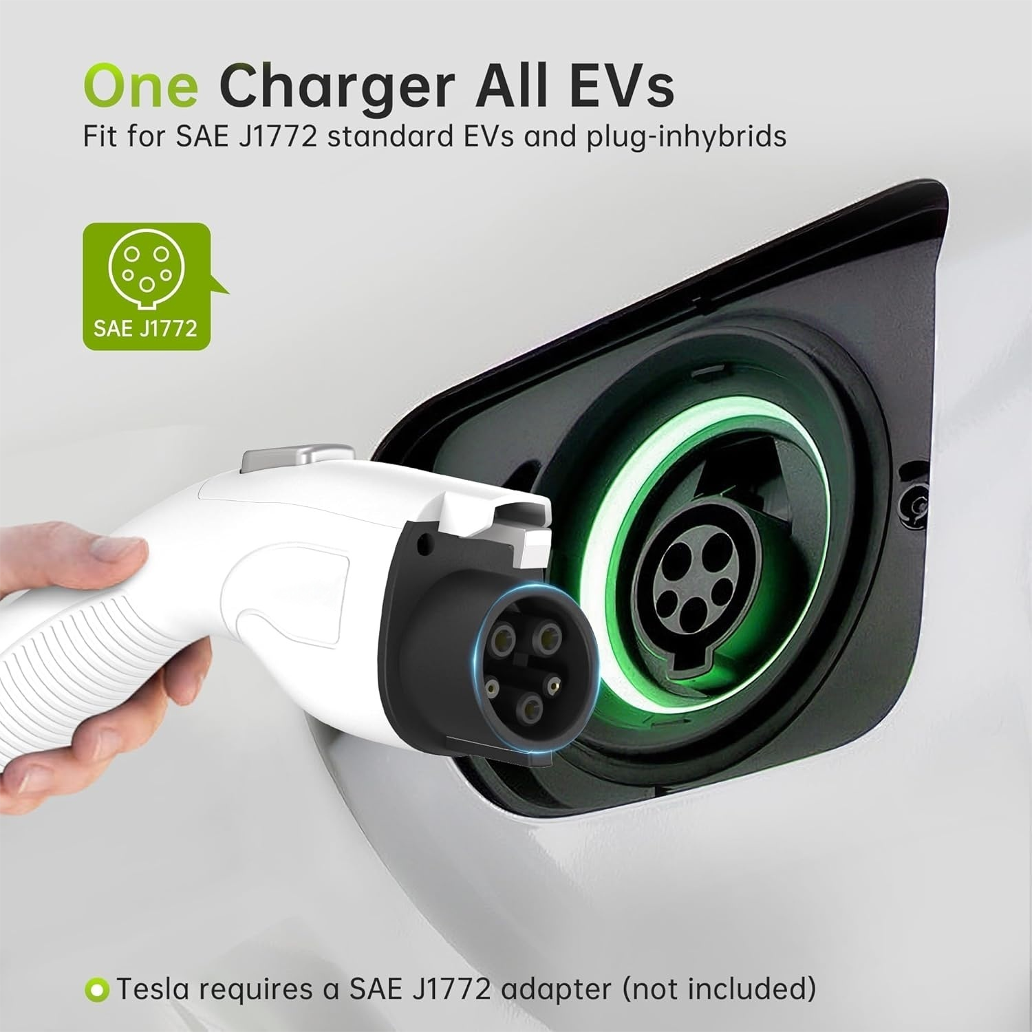 SUNSPIRE Portable 3.5kw 11kw 22kw EV Charger Ac Electric Car  Ev Charging Station Charger Type1/Type 2/GBT 5 meters cable