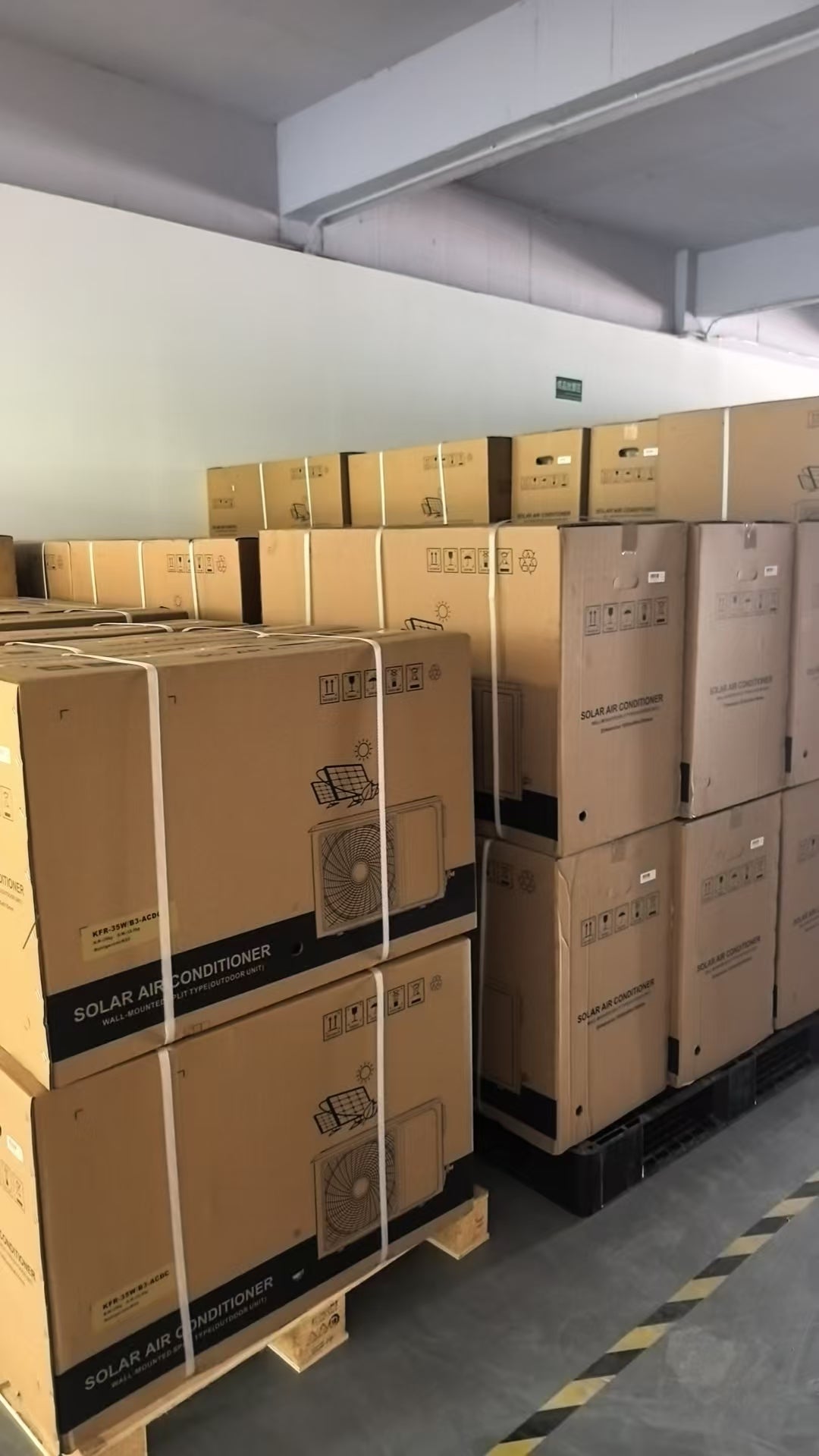 100% Aire Acondicionado Solar Sistema Split 48V CC Inverter/24 Horas 18000BTU 24000 100% Aire Acondicionado Solar/ Aire Acondicionado de Pared Split